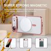 Coque de Protection - BOOLING - iPhone Air - TPU Transparent - Cercle Magnétique Rose - Antichoc