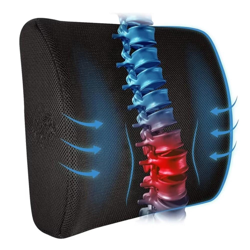 Soft Lumbar Support Pillow Multi-purpose Back Waist Cushion New Travel Pillow  Office Chair