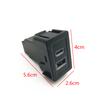 12V/24V Car Dual Charger QC3.0 USB PD Phone Charging Interface Adapter Socket For Suzuki SX4 Swift Accessories