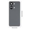 Battery Rear Housing Battery Back Cover for Nord 3 Replacement Back Cover with Camera Lens Cover Repair Parts