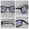 (Eight) Colorful Wellington Sunglasses, Clear Wellington Style Frame with Dedicated Case, Champagne x Clear F