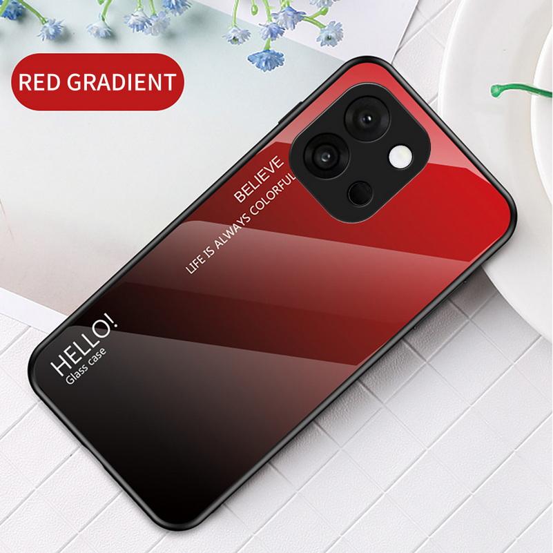 

Gradient Tempered Glass Protect Case for OnePlus 13T One Plus Nord Ce 4 Lite 3 N30 Glossy Cover OnePlus Nord CE4 Lite