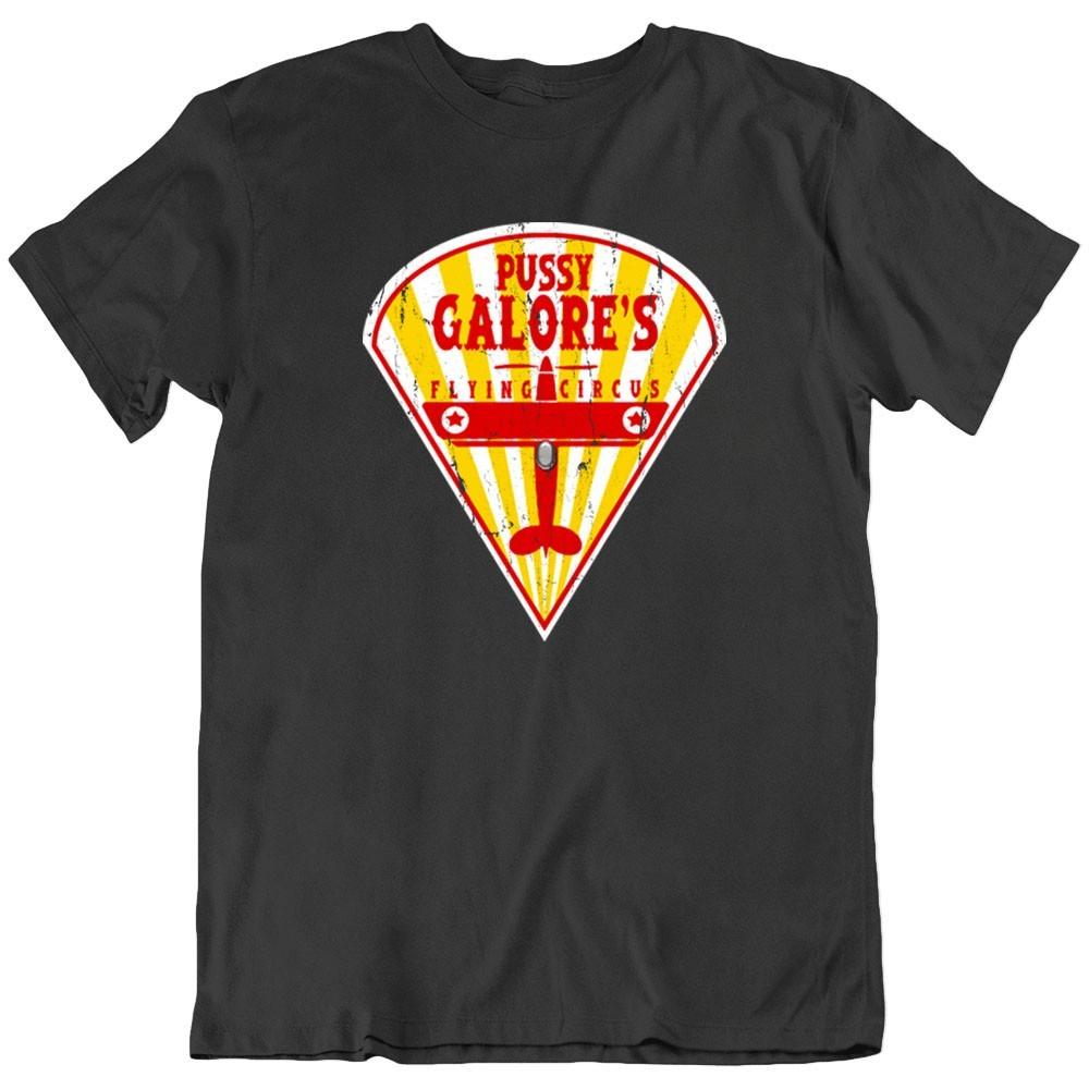Pussy Galore Flying Circus 1964 Retro Fan T Shirt Tee Gift New 4XL