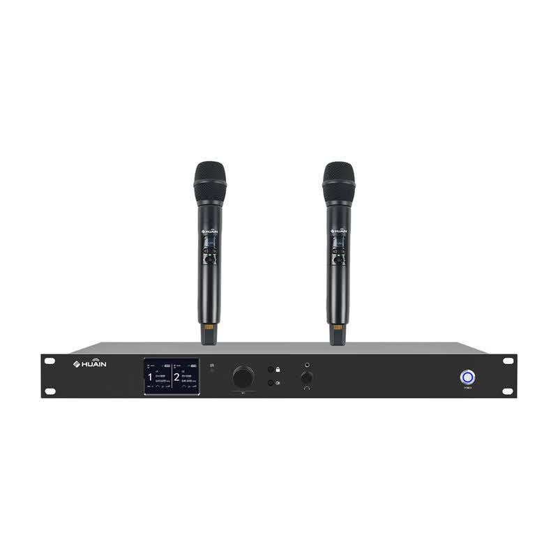 HUAIN True Diversity Dual Wireless Handheld Microphone System (CN Version)
