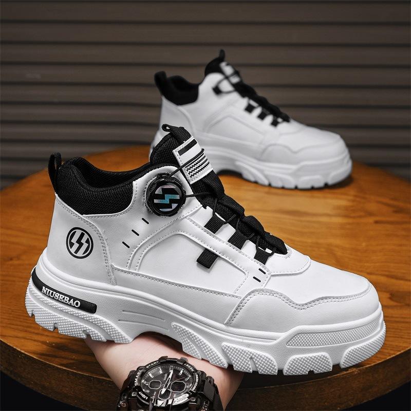 2025 Autumn Men's Shoes Trend Versatile Martin Boots Men's Shoes One Pedal Fashion Shoes Youth Casual Shoes