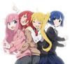 Bocchi the Rock! Cosplay Costume: Ichiji Hongxia & Yamada Ryo School Uniform