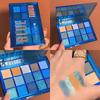MISSLARA 15-Color Sweetheart Eyeshadow Palette: Shimmer & Matte, Waterproof, Vibrant Summer Shades for European & American Styles.