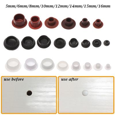 50Pcs Useful Hardware Drill Hole Plug Exterior Dust Plug Stopper Furniture Hole Covers Protective Cap Screw Decor