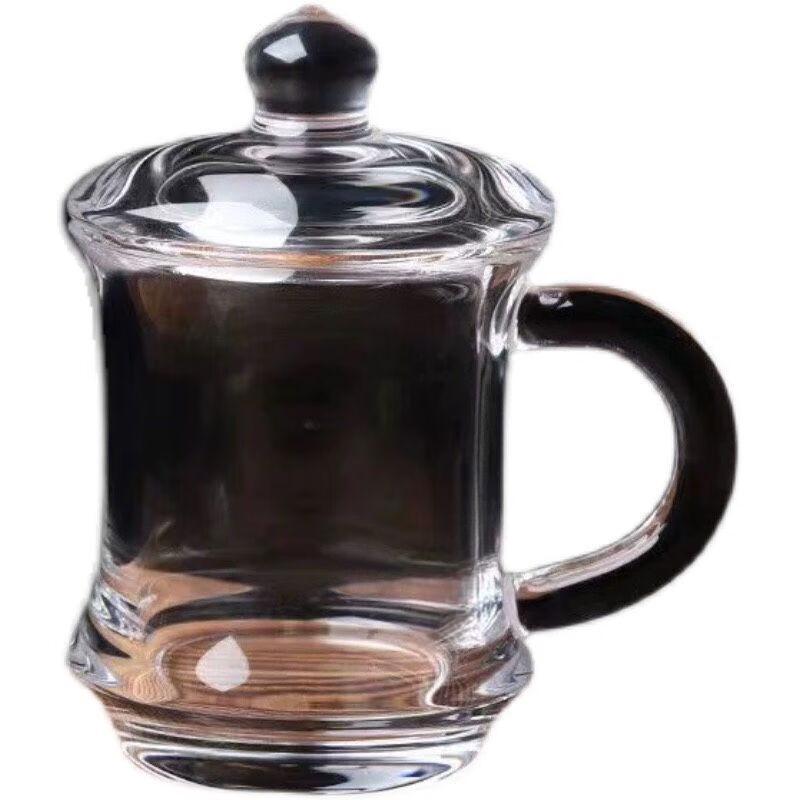 Premium Handmade White Crystal Tea Cup with Lid