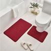 Covoraș de baie din fleece de corali anti-alunecare - Ușor de curățat, Culoare solidă