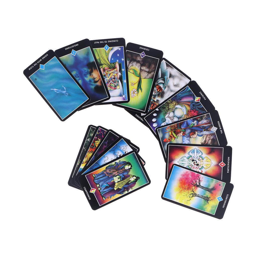 79?Deck Tarot Cards English Language Interaction Divination Playing Cards Board Game