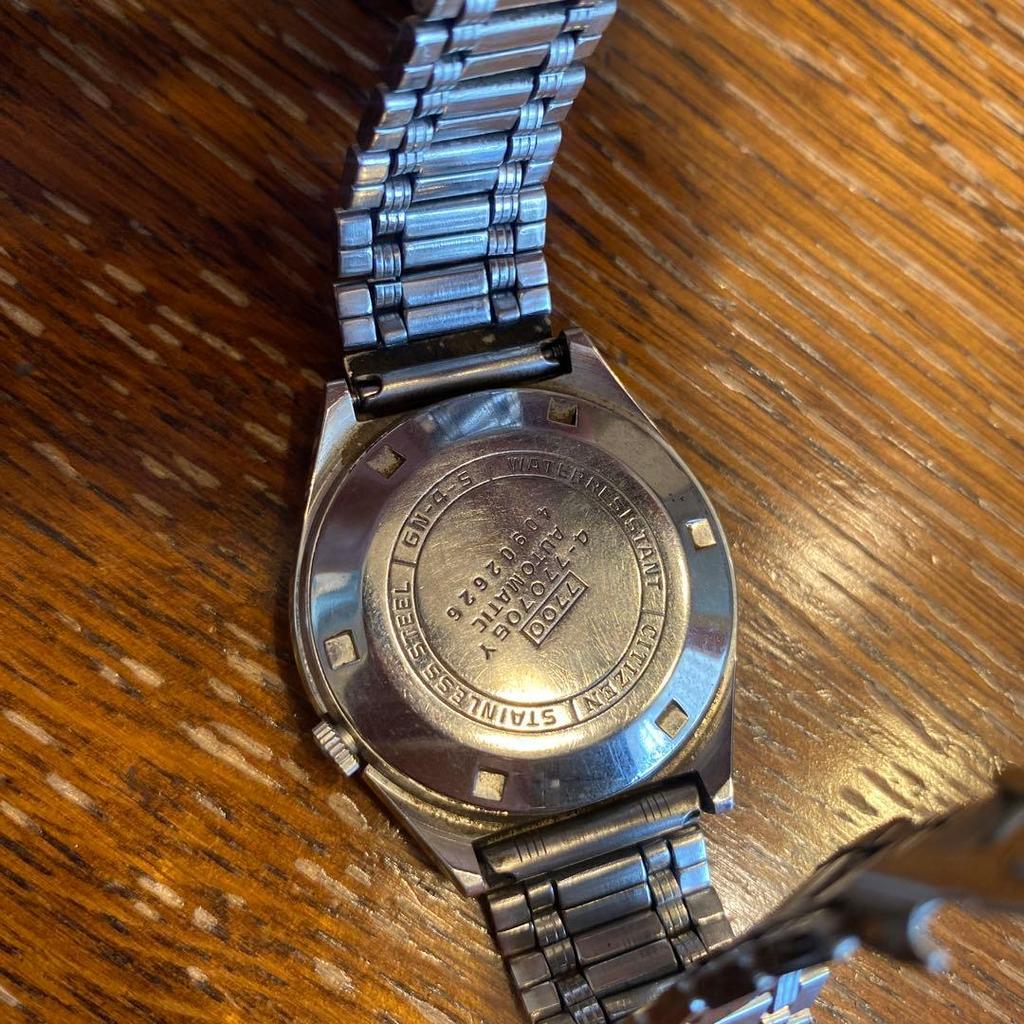 Used CITIZEN SEVEN STAR V2 24 JEWELS Automatic