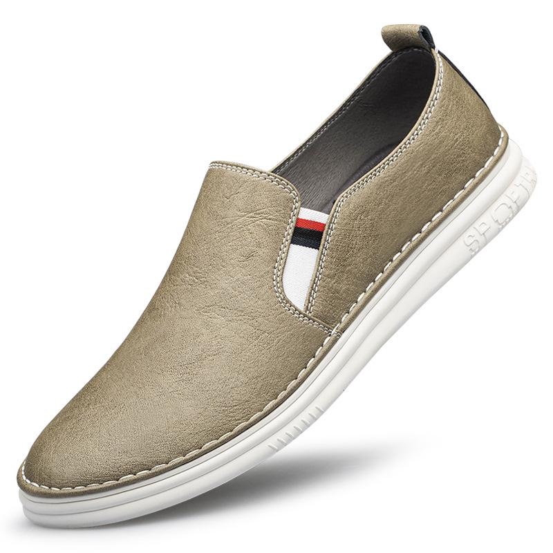 Men s Low-Top Cowhide Casual Loafers - Spring/Summer Driving Shoes 39