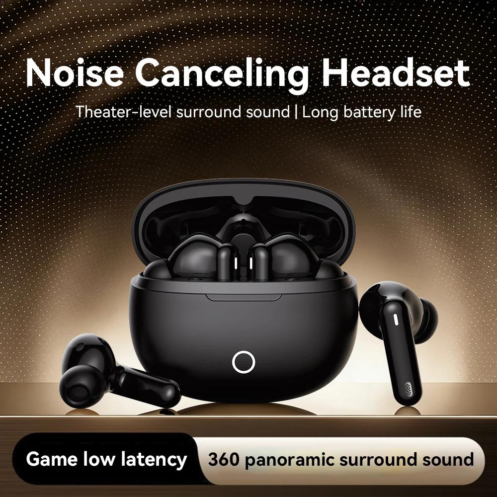 True Wireless Earphones Bluetooth Headphones Noise Reduction HiFi High-quality Semi-In-ear Earplugs With Mic For Samsung