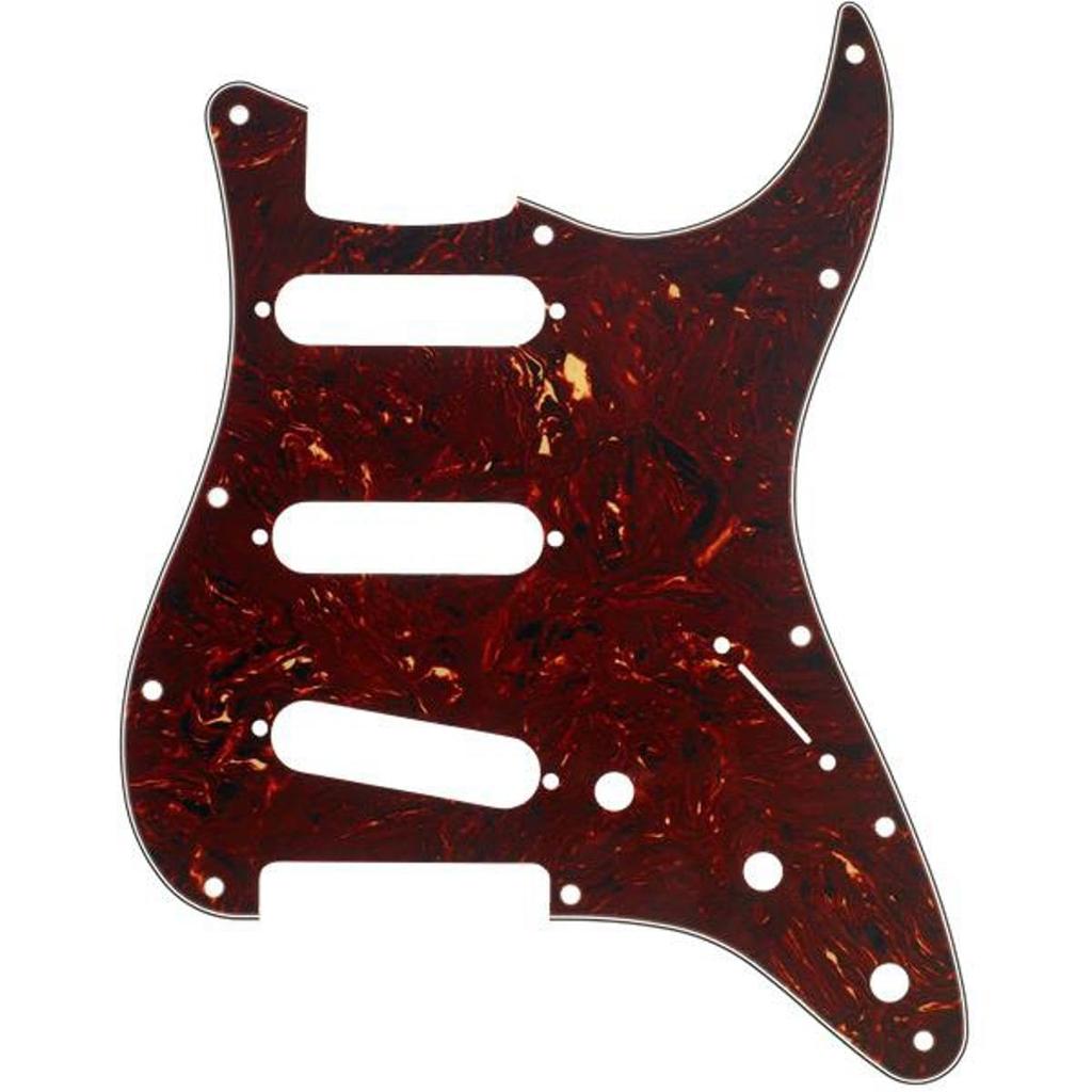 Fender Modern-Style Stratocaster Pickguard 11-Hole S/S/S Tortoise Shell