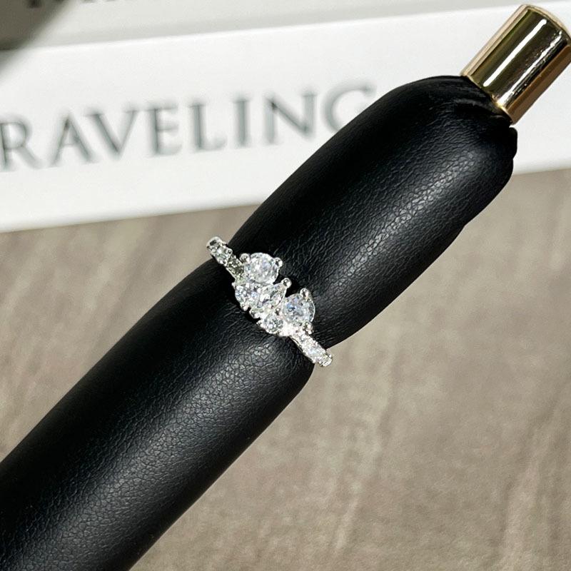 2026  Butterfly Condensation Luxury Flash Diamond Butterfly Series Ins Cold Wind Light Luxury Ring Women s Fashion Temperament Niche Versatile Ring Resizable