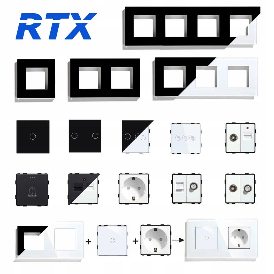 BLACK 2-field PVC frame for the RTX SH system