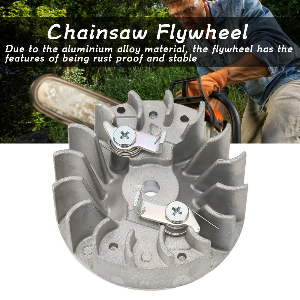 Compact Chainsaw Flywheel Silver Garden Tool Replacement Engine Repair Part for Husqvarna 137 137e