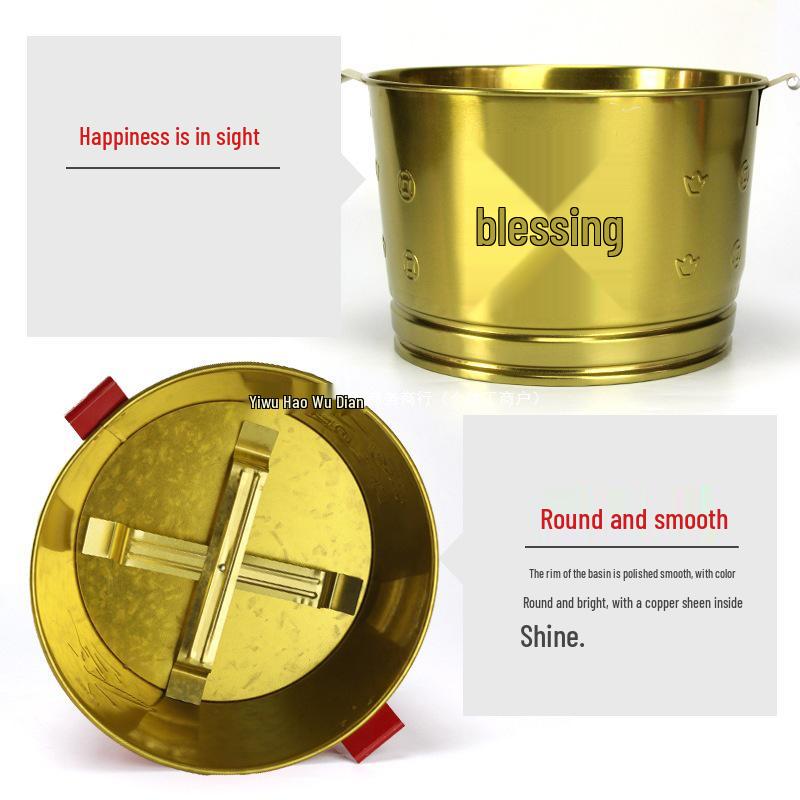 Stainless Steel Paper Burning Basin - Fire Pit and Incinerator Bucket