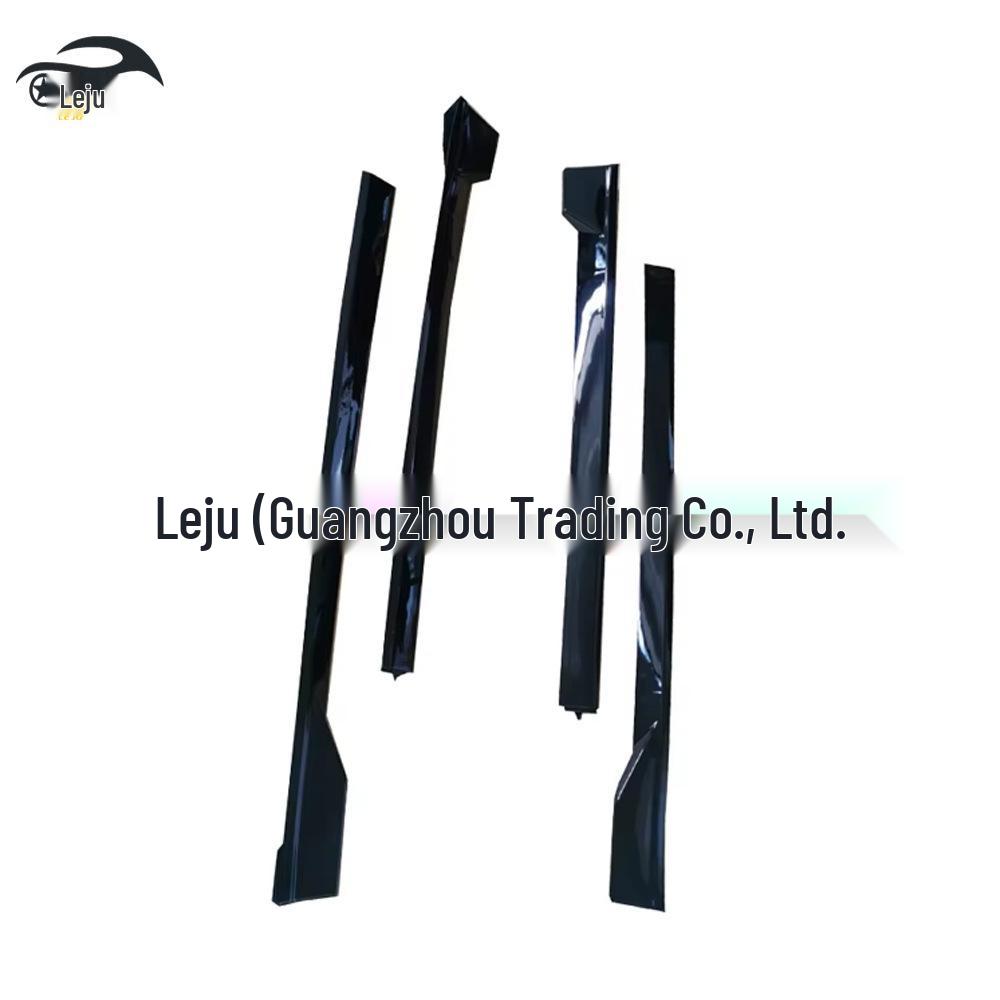 TRD Sport Style Side Skirt Set for 2018-2022 Toyota Camry - Black with Red Edge