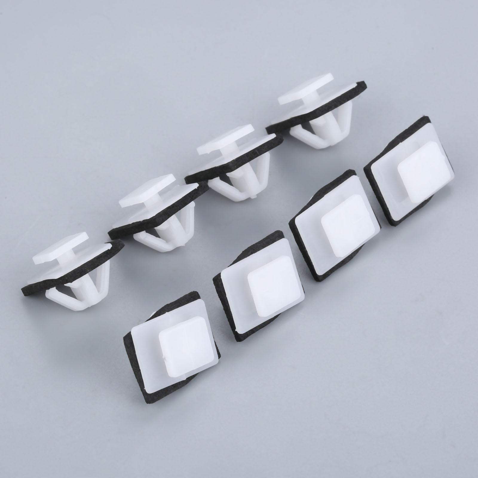50Pcs Auto Fastener Clips D184 D185 Rocker Moulding Clip Nylon Auto Decoration Fastener 87758-35000 Car Stylings D185