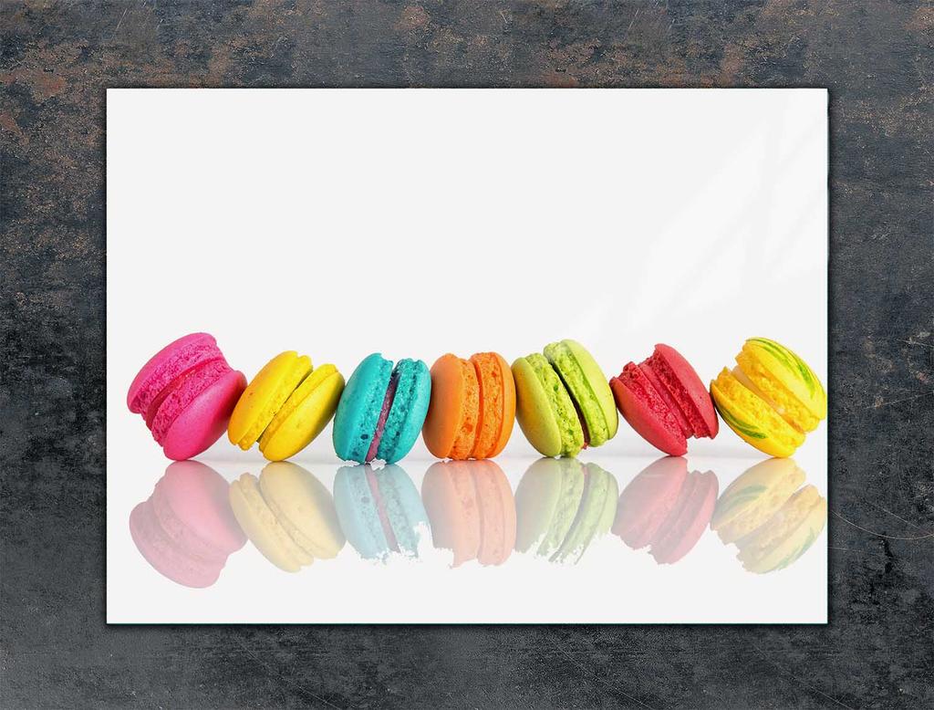 SZKLANA PŁYTA OCHRONNA NA KUCHENKĘ 70x52 KOLOROWA