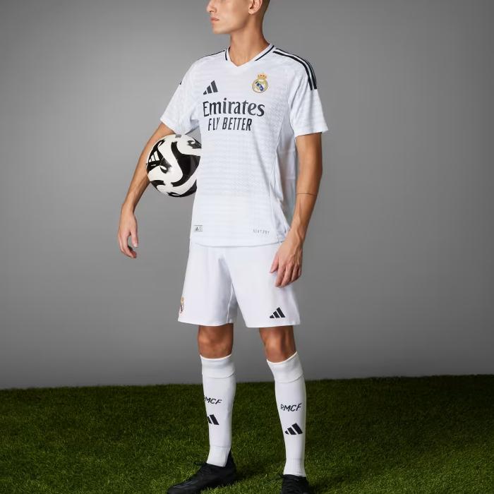 New Adidas Free Shipping With AdiClub Real Madrid 24/25 Home Authentic Jersey IX8095