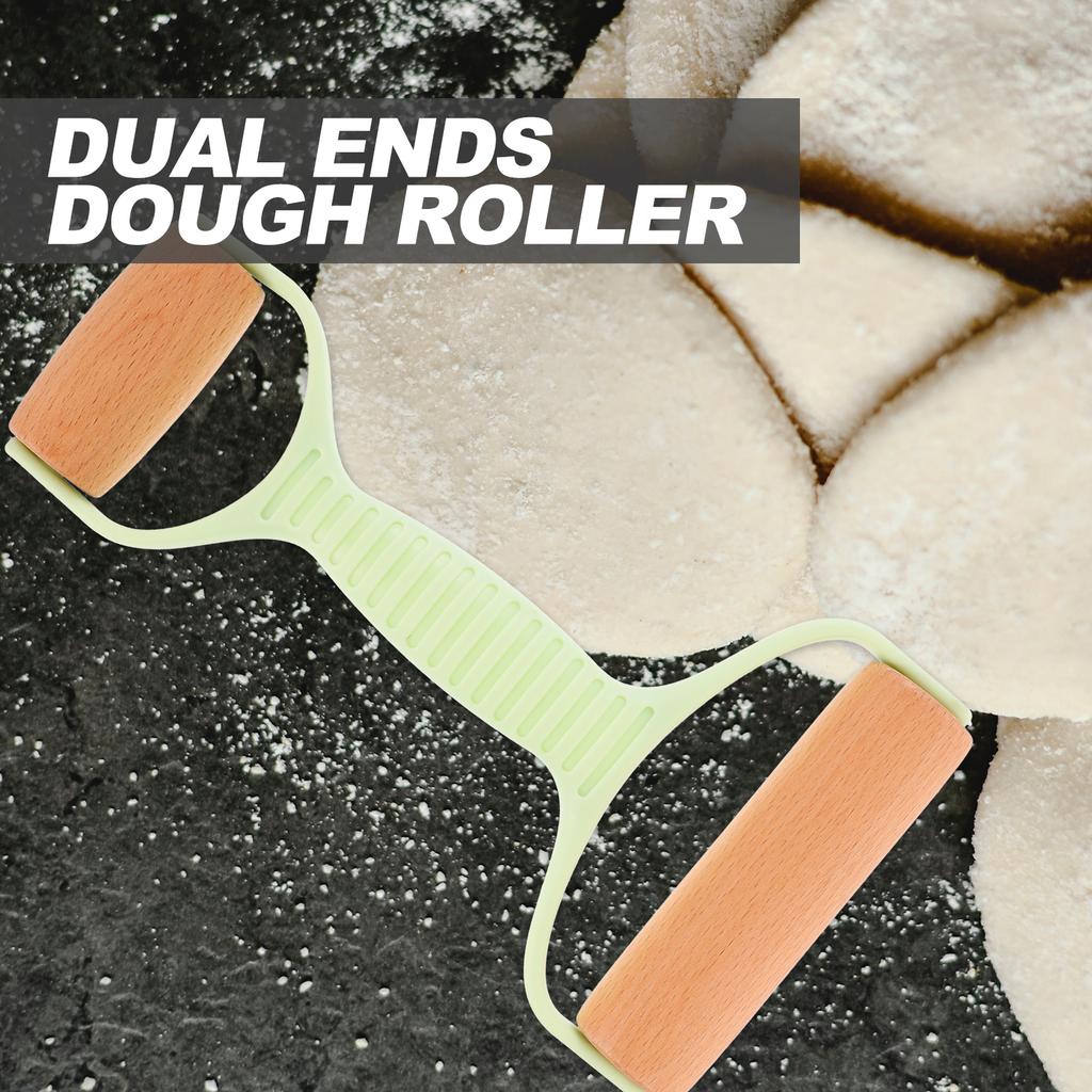 Double Ends Rolling Pin Baking Roller for Pizza Pastry Dough Reusable Kitchen Gadget Pastry Roller Rolling Pin