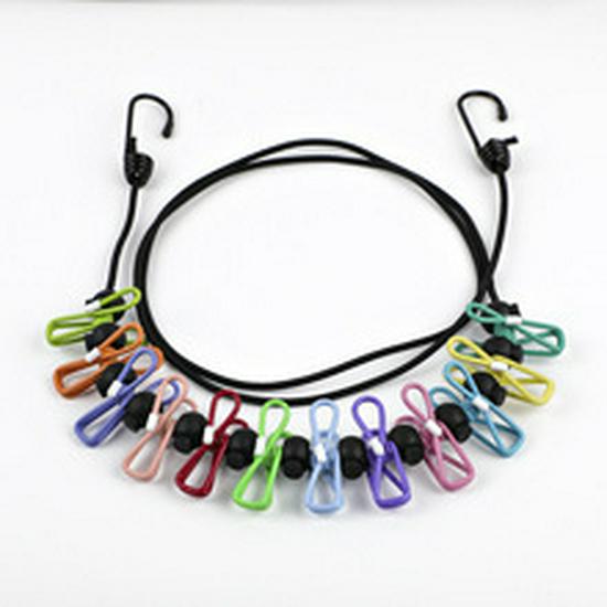 Portable Windproof Outdoor Clothesline - Travel-Friendly Drying Rope for Clothes and Quilts