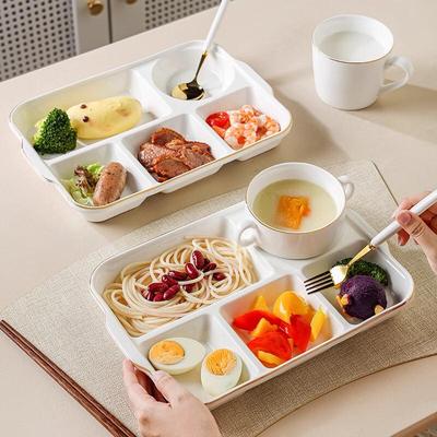 Nordic Ceramic Divided Meal Plate