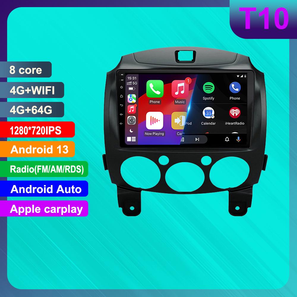 Mazda 2 (2007-2014) Android GPS Navigation System with Bluetooth & CarPlay