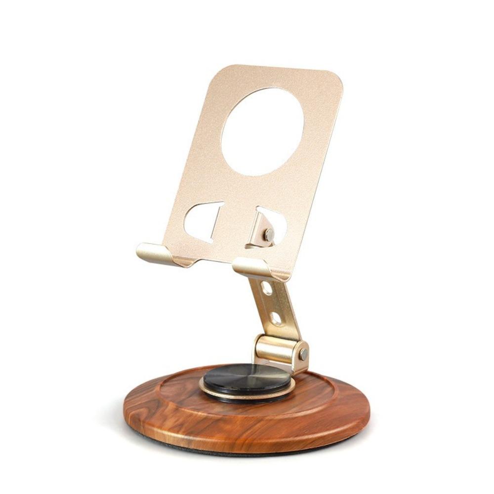 Foldable Desktop Phone Holder 360° Rotation Lazy Holder Phone Accessories Phone Stand Home Use золотой