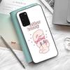 Esther Cute Bunny Phone Case Silicone PC+TPU For Samsung S10 20 30 22 23 24 Plus Lite Ultra Cover