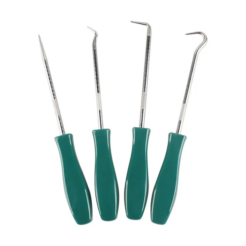 4Pcs 136.5mm Car Auto Vehicle Oil Seal Screwdrivers Set O-Ring Seal Gasket Puller Remover Pick Hooks Repair Tools for Car