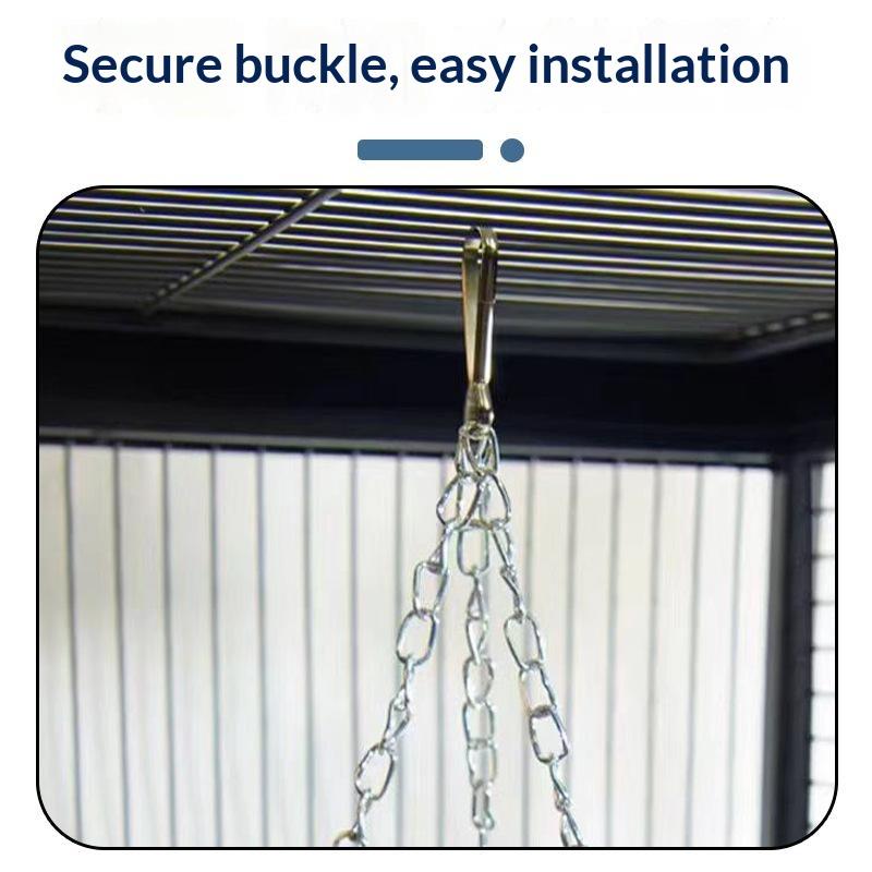 Bird Bed Hideout Warm Bird Hanging Hammock Thicken Bite Resistant Parrot Nest Comfortable Soft Bird Cage Swing Bird Cage
