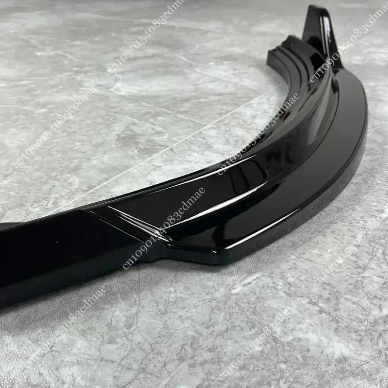 Front Bumper Splitter Lip 3Pcs for VW Polo MK5 MK6 Standard TSI TDI 2010-2021 Tuning Body Kit Guard Gloss Black UV Coat Spoiler