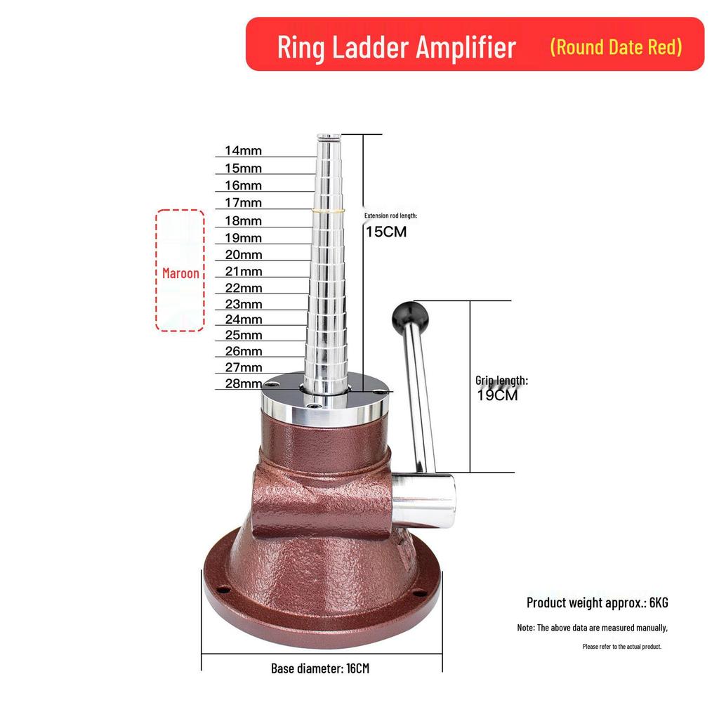 Manual Double/Single Rod Ring Expander and Reducer Tool for Jewelry Crafting