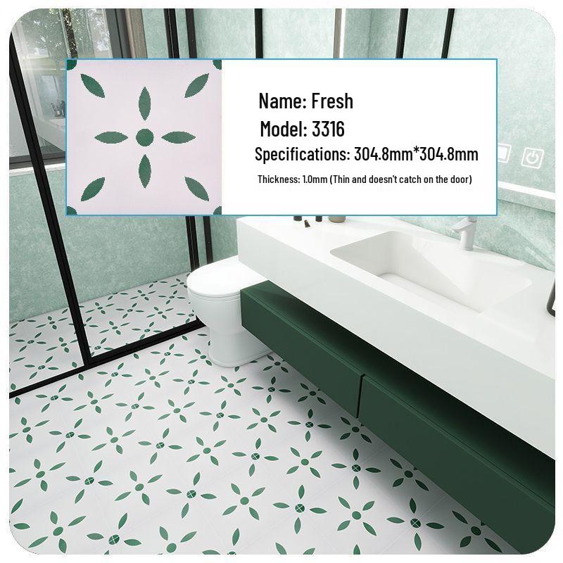 PVC Self-Adhesive Waterproof Stone Plastic Floor Sticker for Bathroom and Kitchen