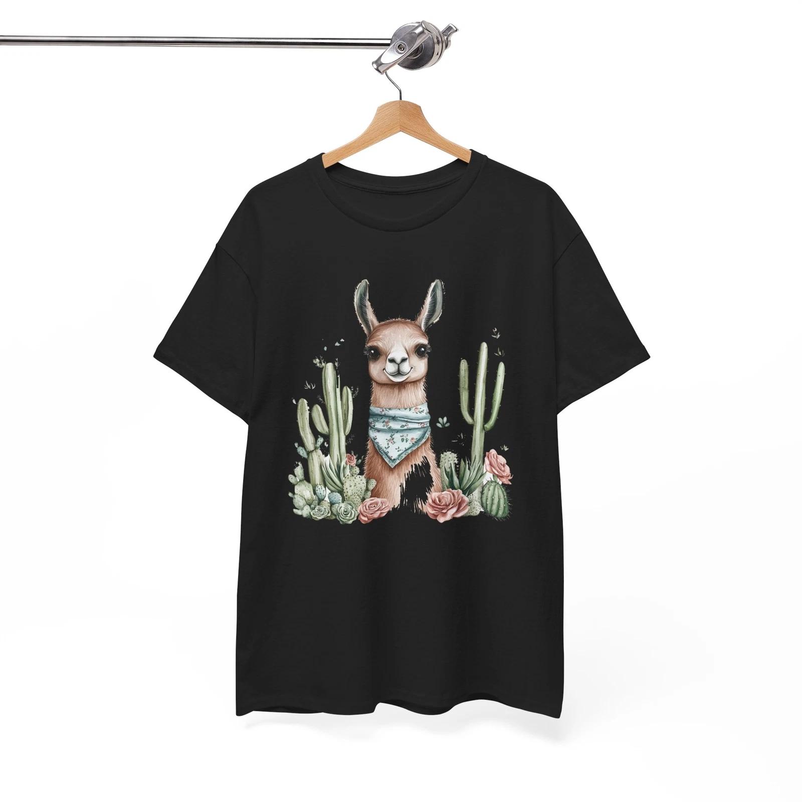 Llama Drama Queen T-Shirt | Funny Saying Tee | Cute Animal Shirt S