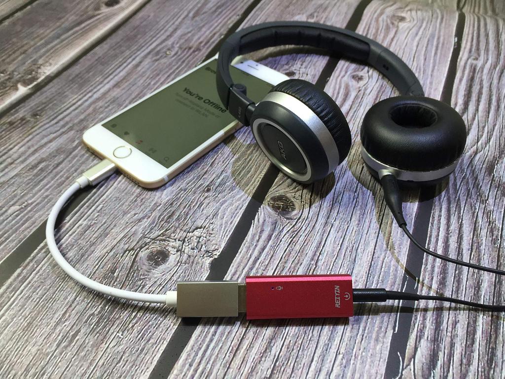 Digitální analogový převodník REIYIN DAC USB zvuková karta Převodník DA Sluchátkový zesilovač Kompatibilní se zdrojem zvuku 192 khz 24bit s vysokým rozlišením