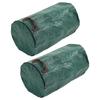 2Pcs Garden Waste Bags Green Reusable Anti Corrosion Heat Resistant Leaf Collection Bag with Handle 272L 72Gal 67x76cm