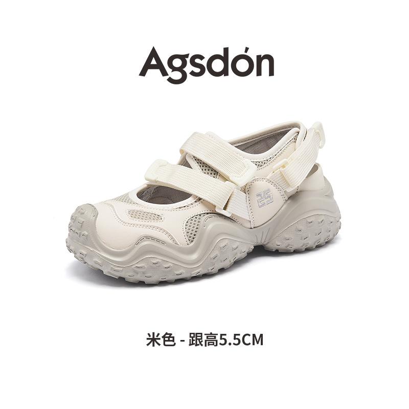 

Augusteng sports sandals women s 2025 new summer thick-soled hollowed-out creek walking shoes outdoor hiking shoes tide 35