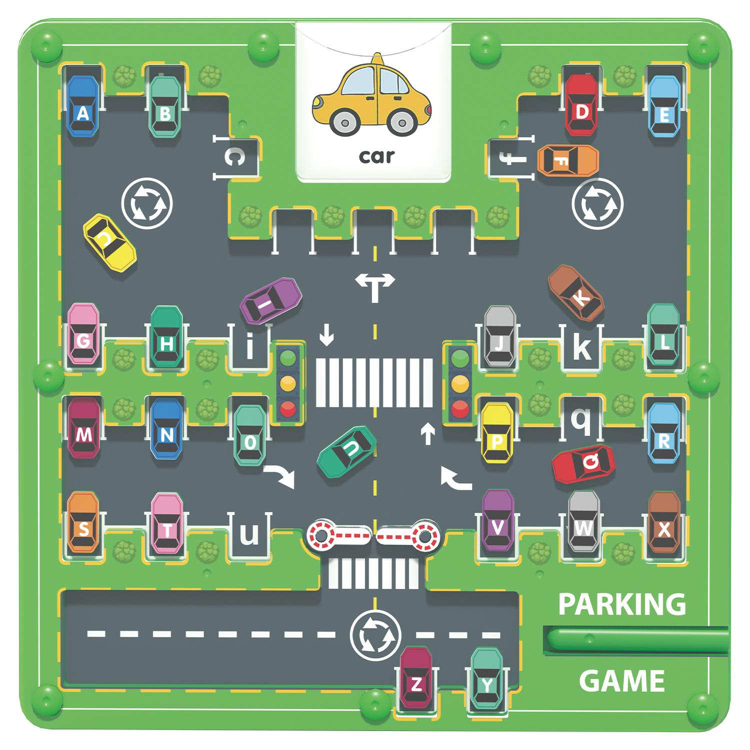 Favorite Toy Unisex Montessori Magnetic Alphabet Maze Letter Puzzle Wooden Educational Toy Parking Lot Drawing Board Early Learning Activities Gifts