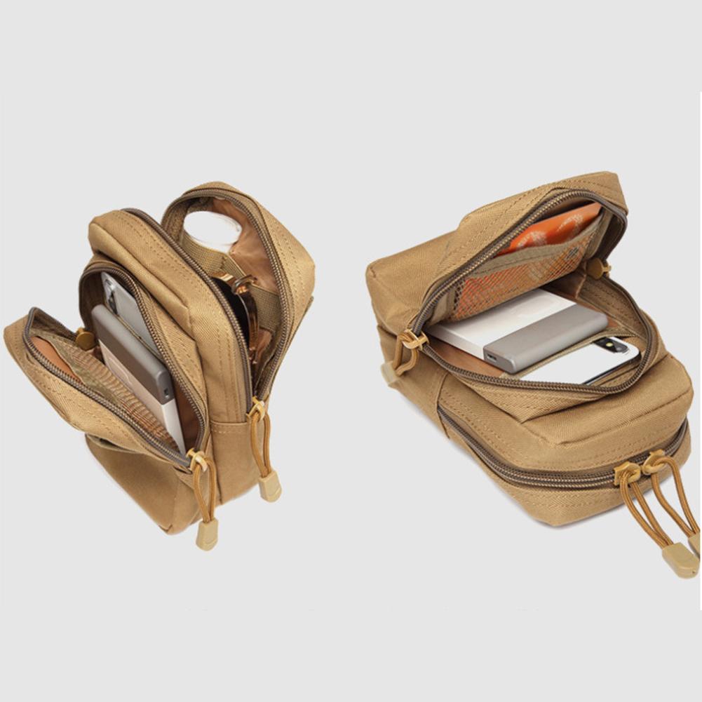 Outdoor  Sports  Waist  Bag Adventure Camouflage Small Waist Pouch 6-inch Mobile Phone Waist Bag