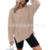 BITCED Women's Fashion Casual O-Neck Long Sleeve Blouses & Shirts