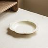Cream French Lace Plate Ceramic Plate Household Cute Dish Plate Creative Tableware Deep Plate Dessert Plate