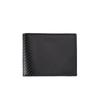 Large Capacity Carbon Fiber Pattern Men's Wallet with Multiple Card Slots, Coin Pocket, and Simple Two-Fold Design