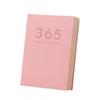 B6 Leather Notebook, 2025 Business Schedule, Student Daily Planner, Self-discipline Punch Card Recorder, Notepad, Memo