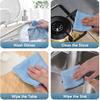 10PCS Upgrade Wire Dishwashing Rag, Non-Scratch, Wet and Dry, Double Layer, Multipurpose Wire Dishwashing Rags for Kitchen, Sinks, Cookware, Stove,