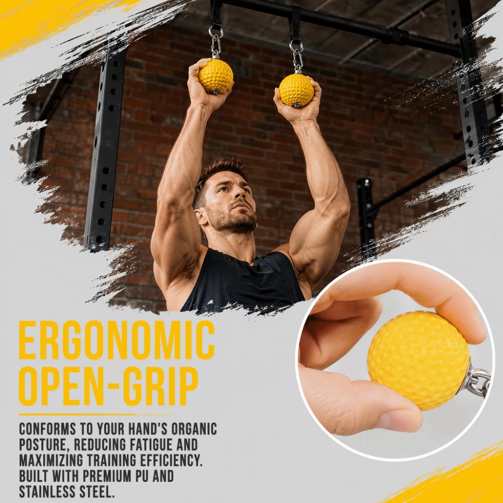 6pcs Non Slip Pull Up Grips Ball Hold Design Strength Trainer Grips Hand Grips Fitness Exercise